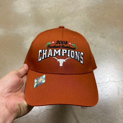 2005 University Of Texas Longhorns Football Rose Bowl Champions Deadstock SnapBack Hat