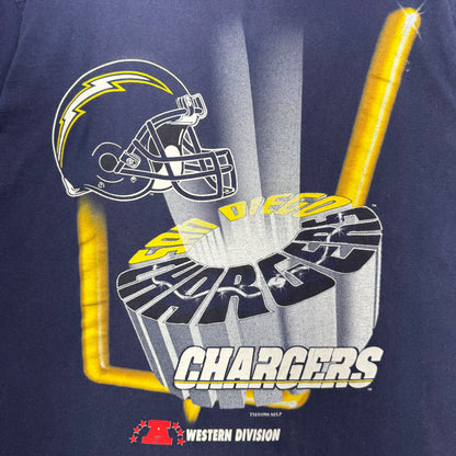 1995 Blue San Diego Chargers Shirt 4217