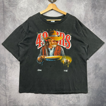 1992 Black San Francisco 49ers Shirt 4179