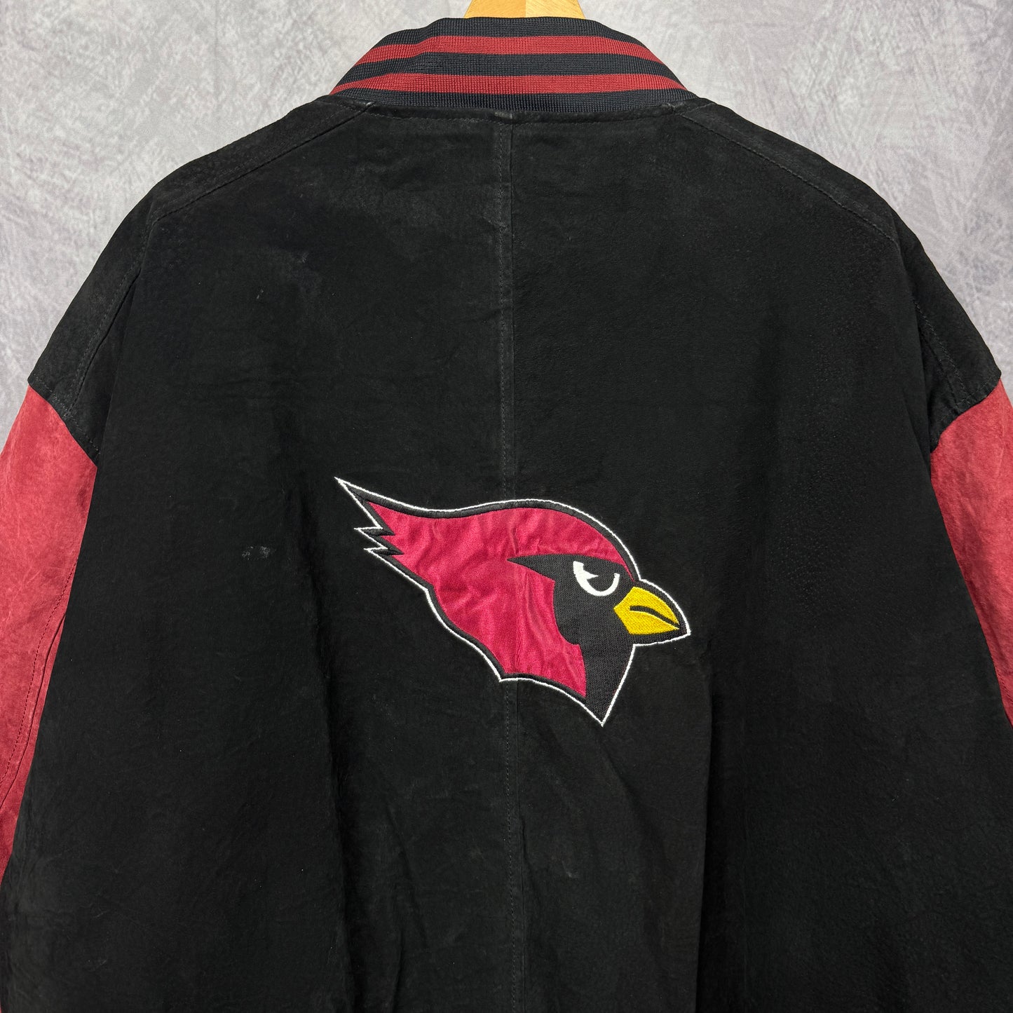 00s Black Arizona Cardinals Varsity Jacket 4096