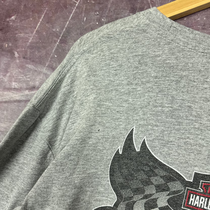 00s Grey Harley Davidson Long Sleeve Shirt 3073