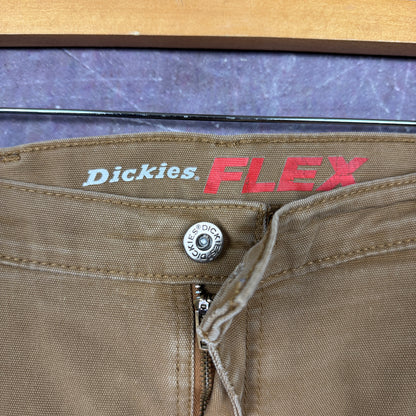00s Tan Brown Dickies Carpenter Work Pants 35x31 2046