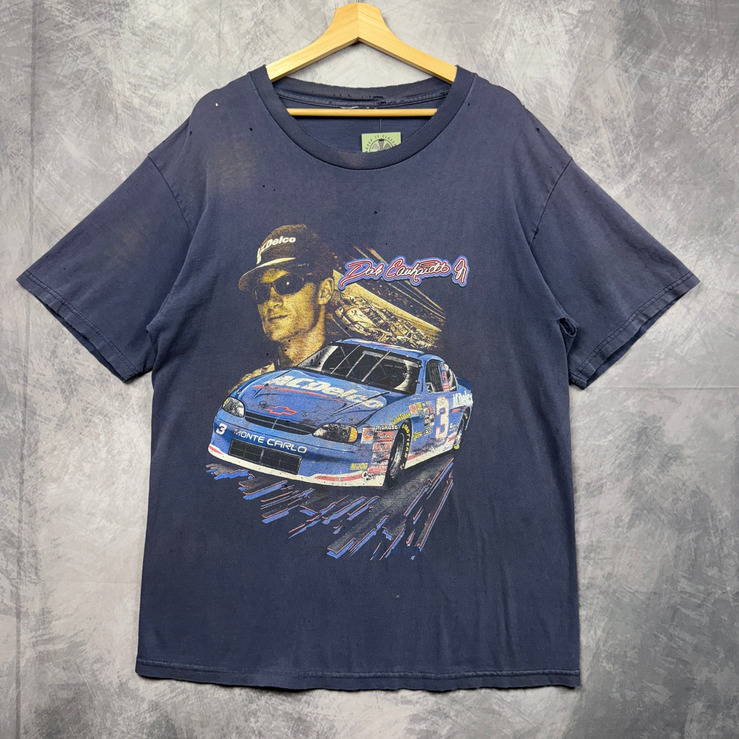 00s Blue Dale Earnhardt Jr Shirt 3976