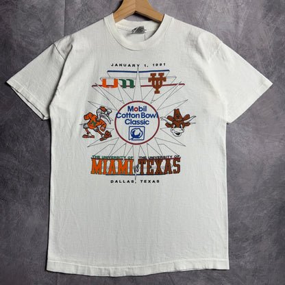 1991 White Texas Longhorns Cotton Bowl Shirt 4600