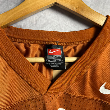 00s Orange Texas Longhorns Nike #11 Football Jersey 4613