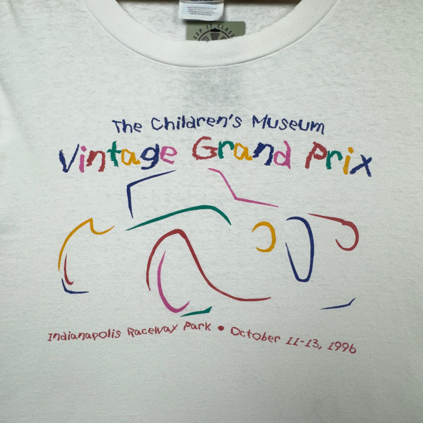 90s White Children's Museum Vintage Grand Prix Shirt 3930