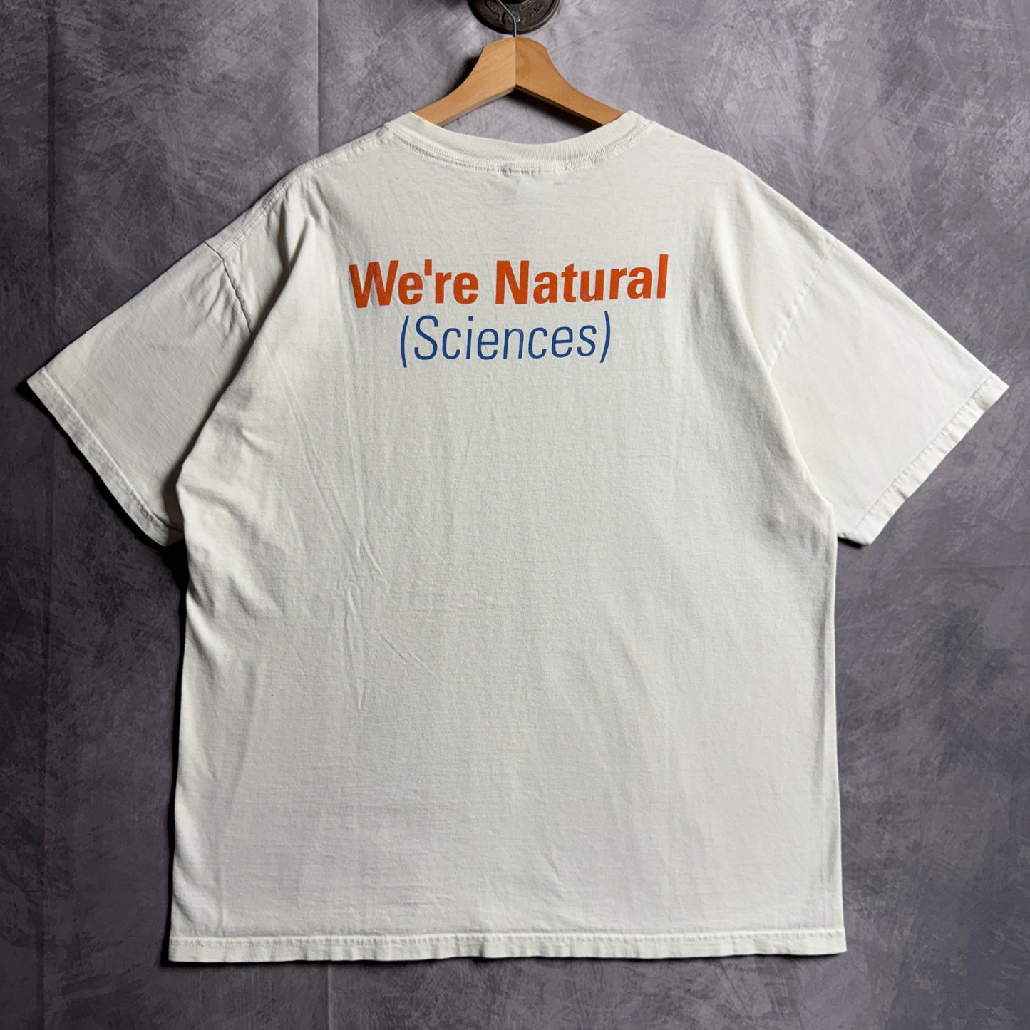 00s White Texas Longhorns College Of Natural Sciences Shirt 4524