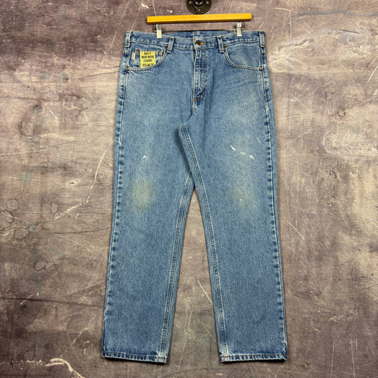 00s Lightwash Denim Carhartt Work Jeans 36x30 0442