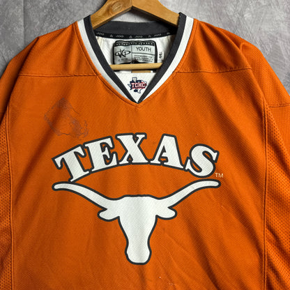 00s Orange Texas Longhorns #19 Hockey Jersey 4619