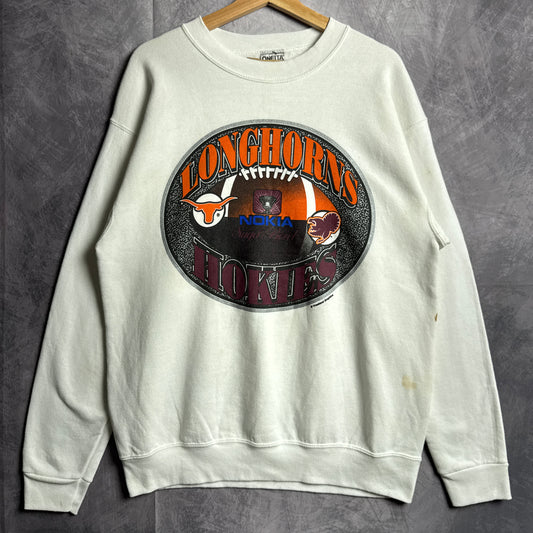 1995 White Texas Longhorns Nikia Sugar Bowl Crewneck Sweatshirt 4446