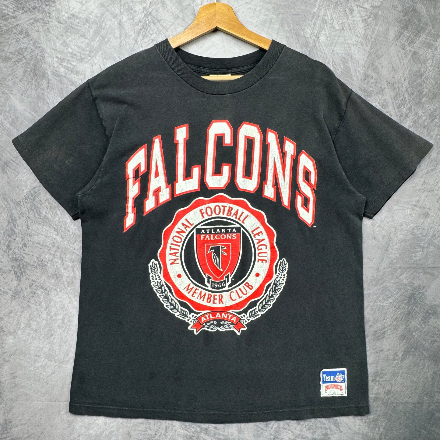 90s Black Atlanta Falcons Shirt 4230