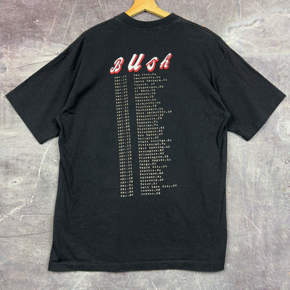 1994 Black Bush Sixteen Stone Album Tour Graphic Shirt L 1103