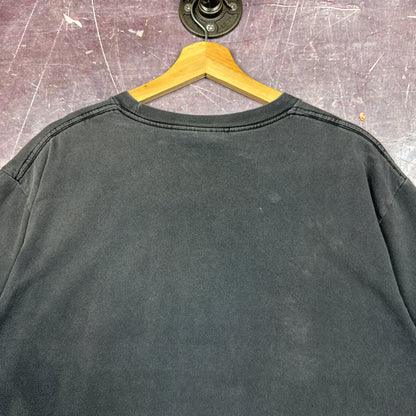 Early 00s Faded Black Deftones So Ronery Tour Local Crew Graphic Shirt L 2817