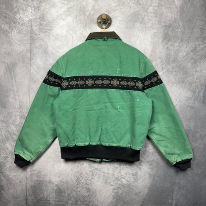 90s Green Carhartt Aztec Jacket 4048