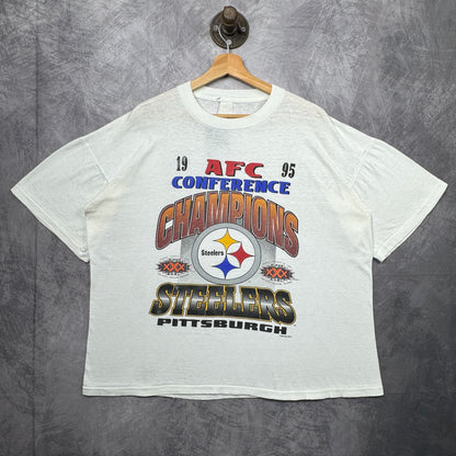 1995 White Pittsburgh Steelers Shirt 4233