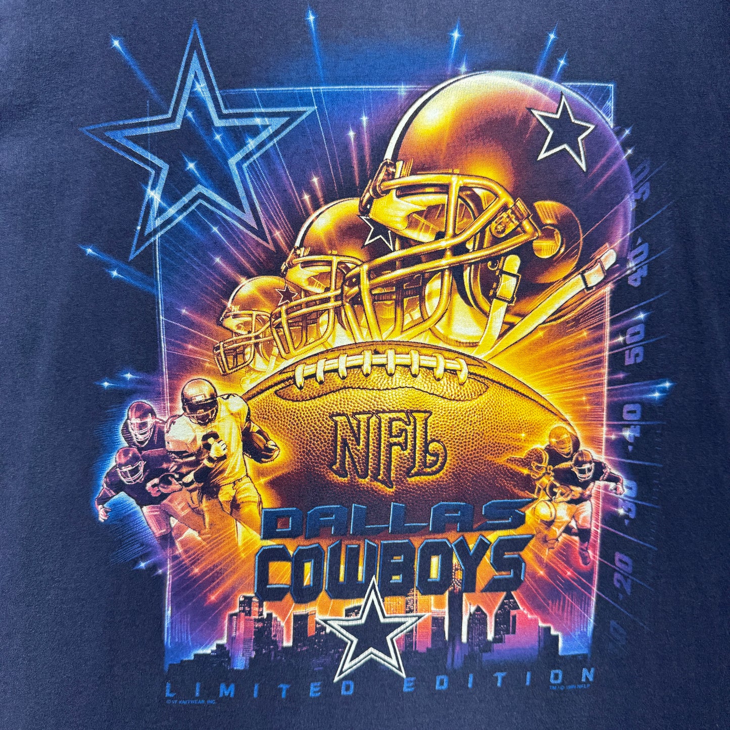 1999 Blue Dallas Cowboys Shirt 4169