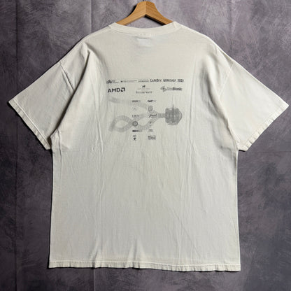 2003 White Texas Longhorns Game Dev Artificial Intelligence Shirt 4522