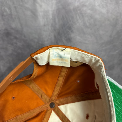 90s Texas Longhorns Sports Specialties Double Line Script Snapback Hat 4629