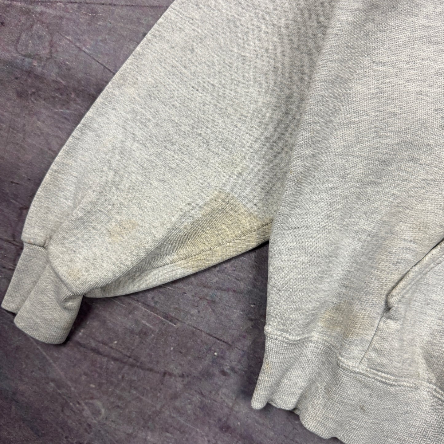 90s Light Gray Element Skateboards Wind Water Fire Earth Graphic Hoodie L 1770