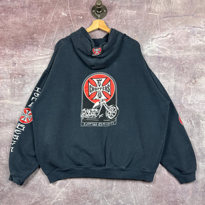 90s Black West Coast Choppers Hoodie 3042