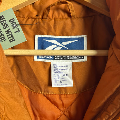 90s Orange White Texas Longhorns Reebok Puffer Jacket 4583