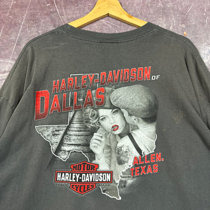 00s Grey Harley Davidson Long Sleeve Shirt 3146