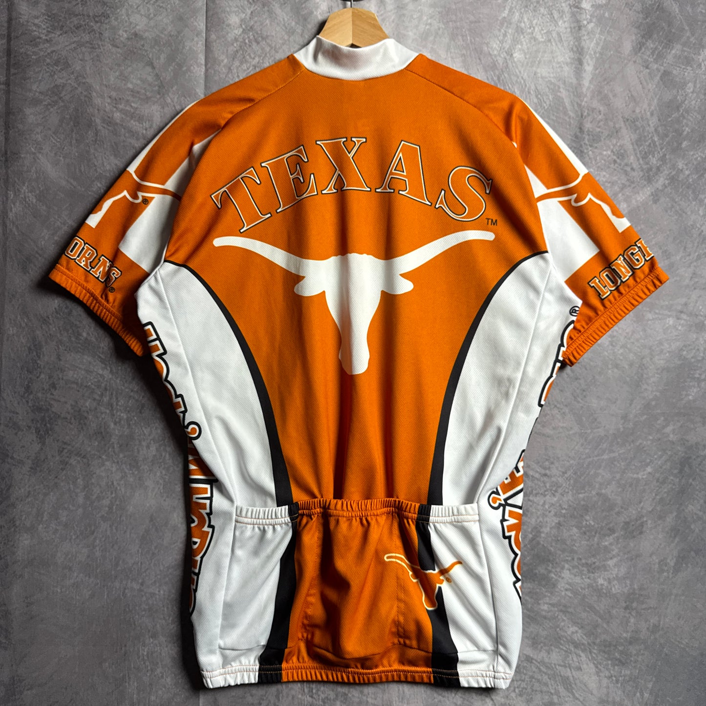 00s Orange Texas Longhorns Bicycle Jersey 4594