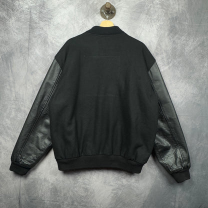 00s Black Audi Letterman Jacket 4040