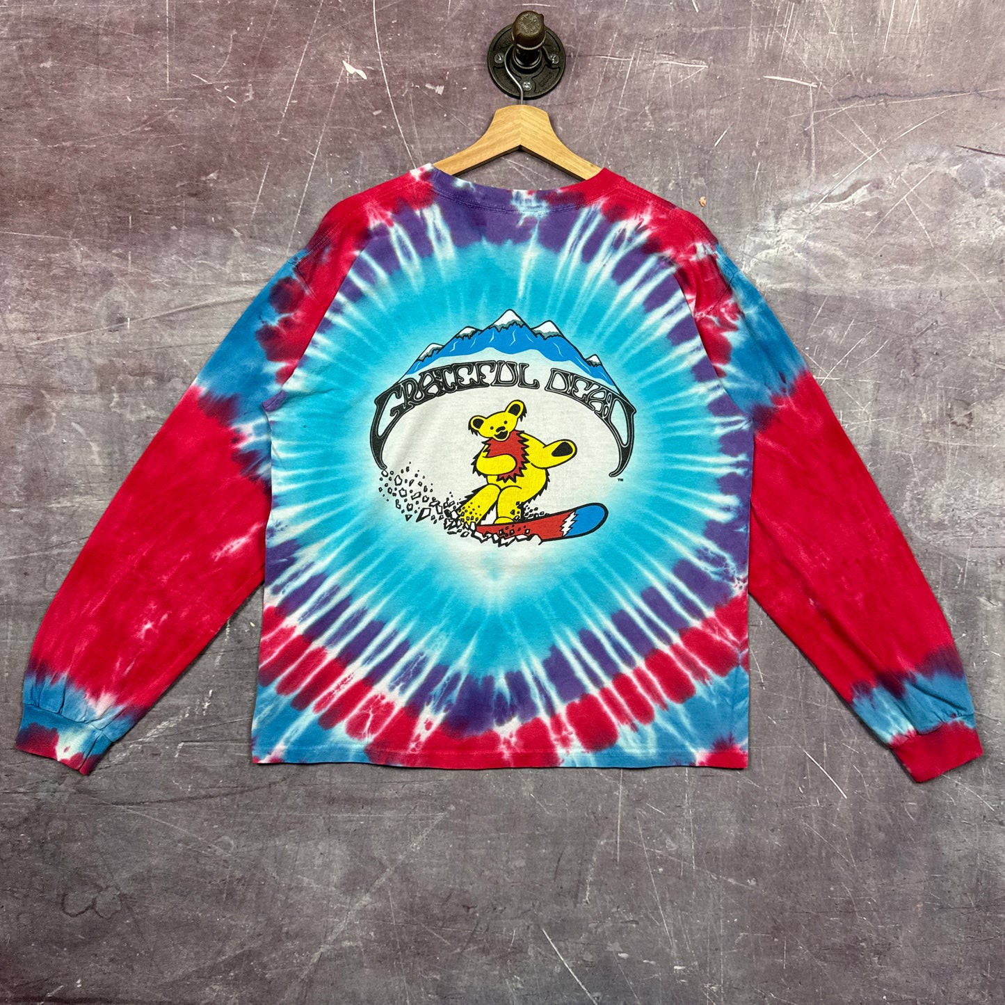 00s Tie Dye Grateful Dead Ski Shirt 3553