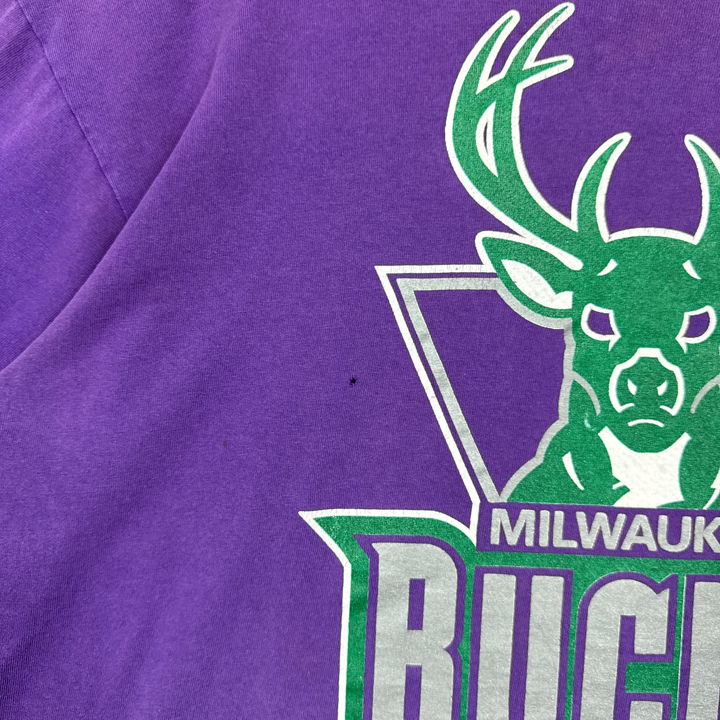 90s Purple Milwaukee Bucks Shirt