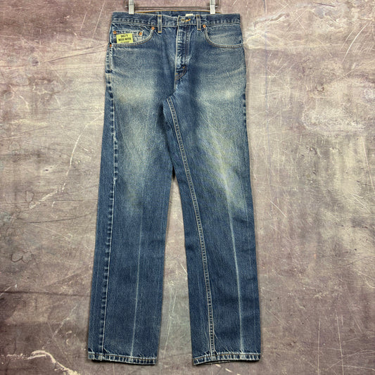 90s Medium Wash Faded Levi's 505 Denim Jeans 33x32 2065
