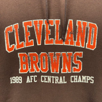 1989 Brown Cleveland Browns Hoodie 4114