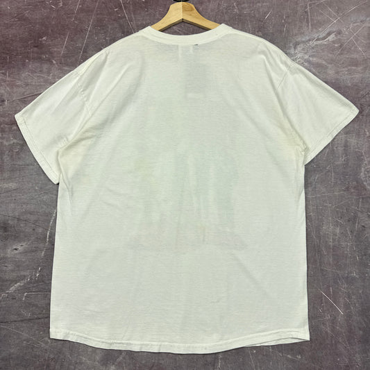 Early 00s White The Beat Walking Out On Love Graphic Shirt L 2927