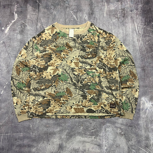 90s RealTree Camo Long Sleeve Shirt XXL AN24