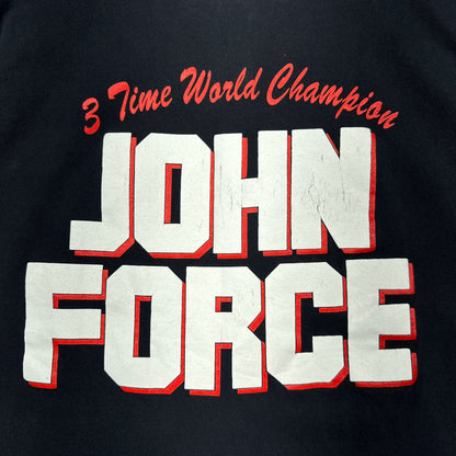 90s Black John Force Shirt 3838