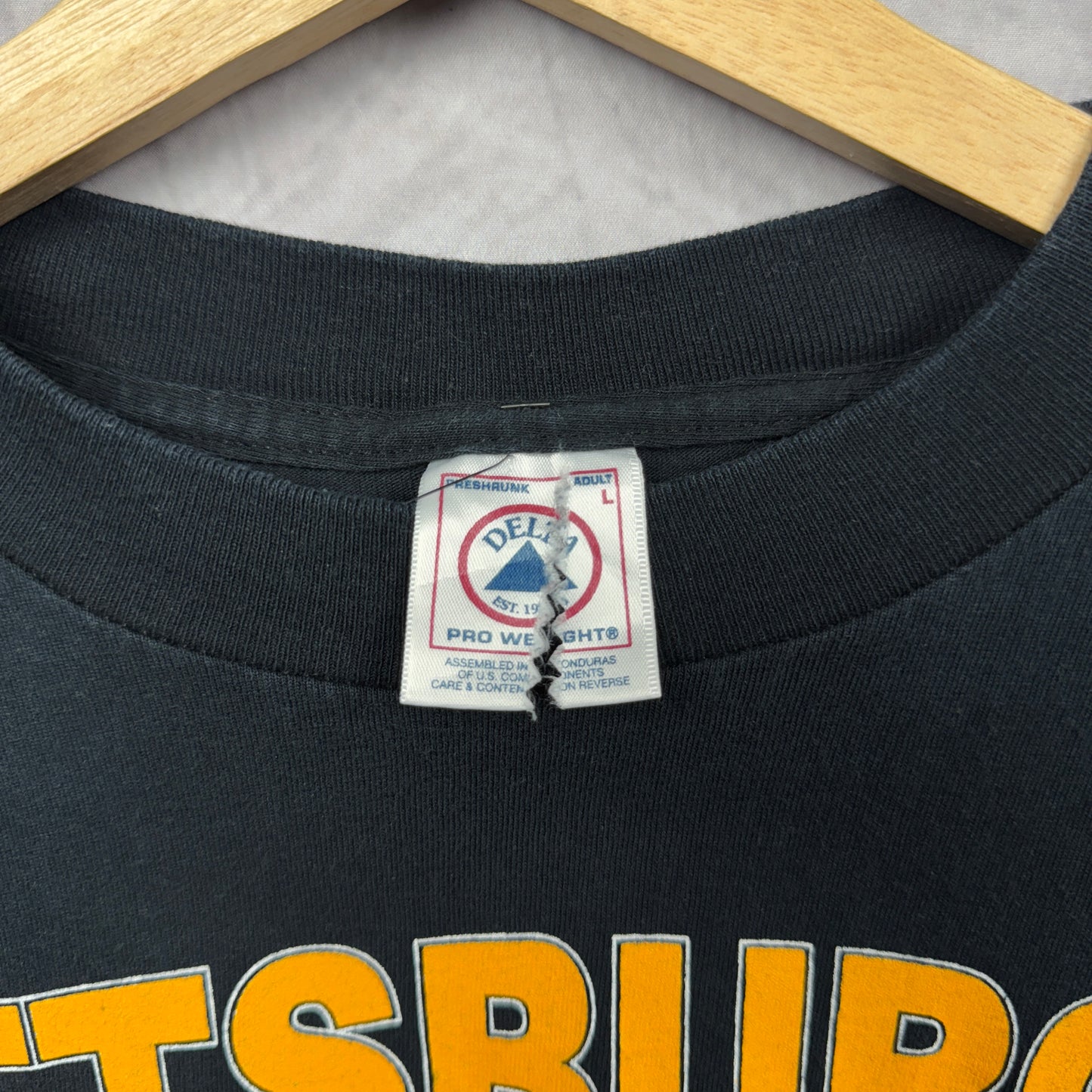 2001 Black Pittsburgh Steelers Longsleeve Shirt 4175
