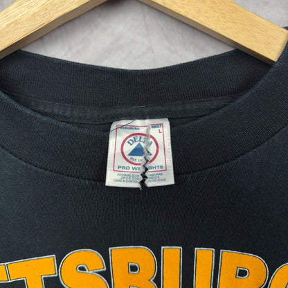 2001 Black Pittsburgh Steelers Longsleeve Shirt 4175