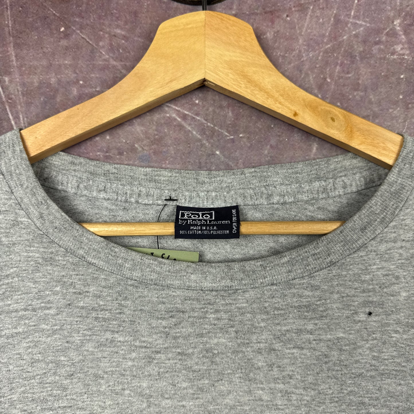 90s Grey Polo RL 96 Longsleeve Shirt 3727