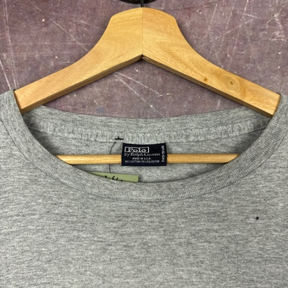 90s Grey Polo RL 96 Longsleeve Shirt 3727