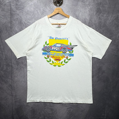 90s White Gunnar Porsche Shirt 4021