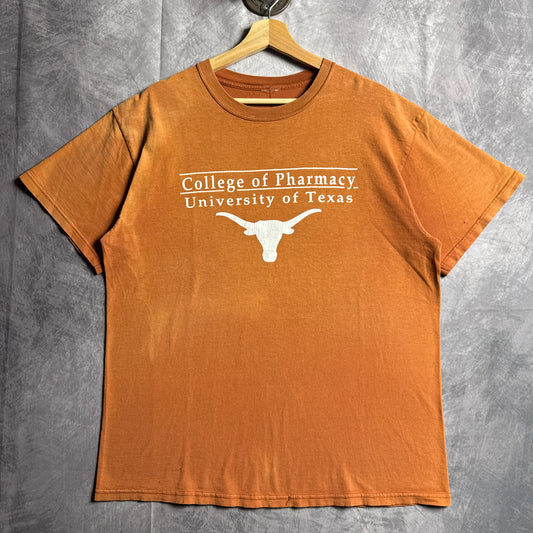 00s Orange Texas Longhorns College Of Pharmacy Shirt 4492