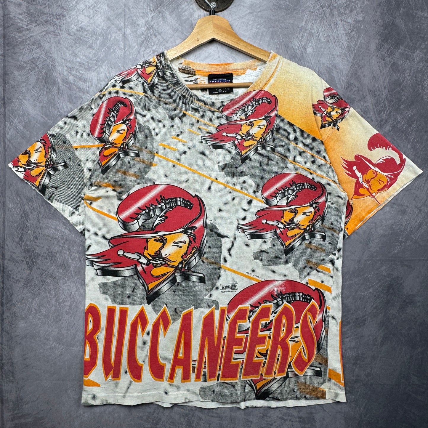90s Tampa Bay Buccaneers All Over Print Shirt 4195
