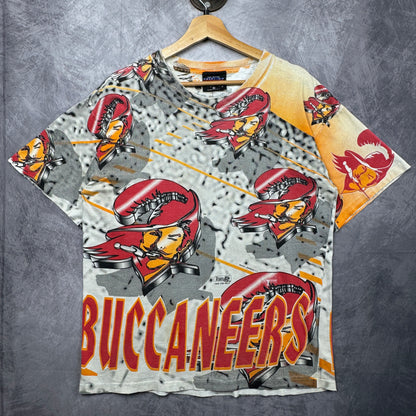 90s Tampa Bay Buccaneers All Over Print Shirt 4195