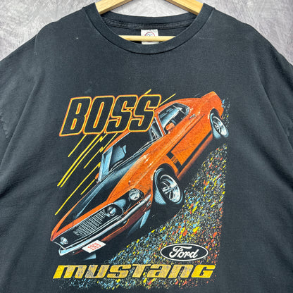 00s Black Ford Mustang Boss Shirt 3849