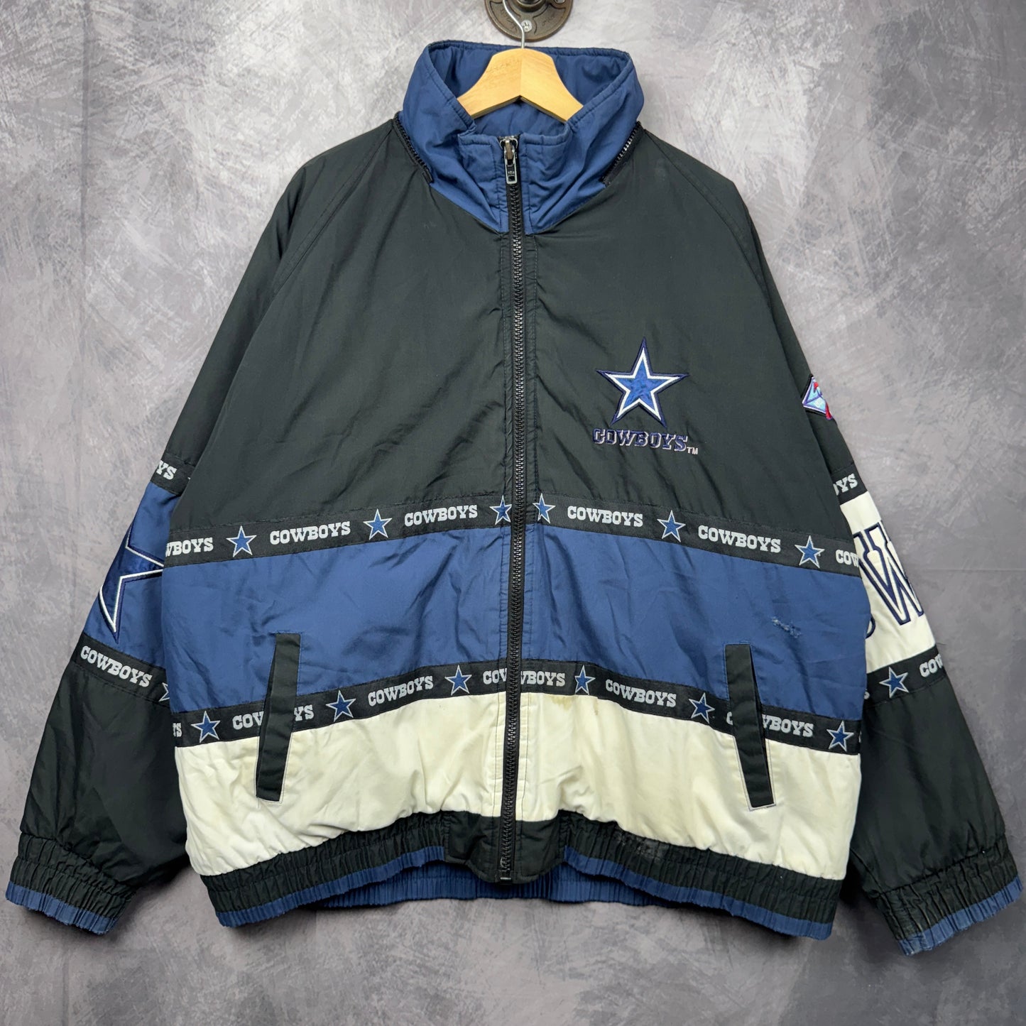 90s Multi Color Dallas Cowboys Pro Player Jacket 4066