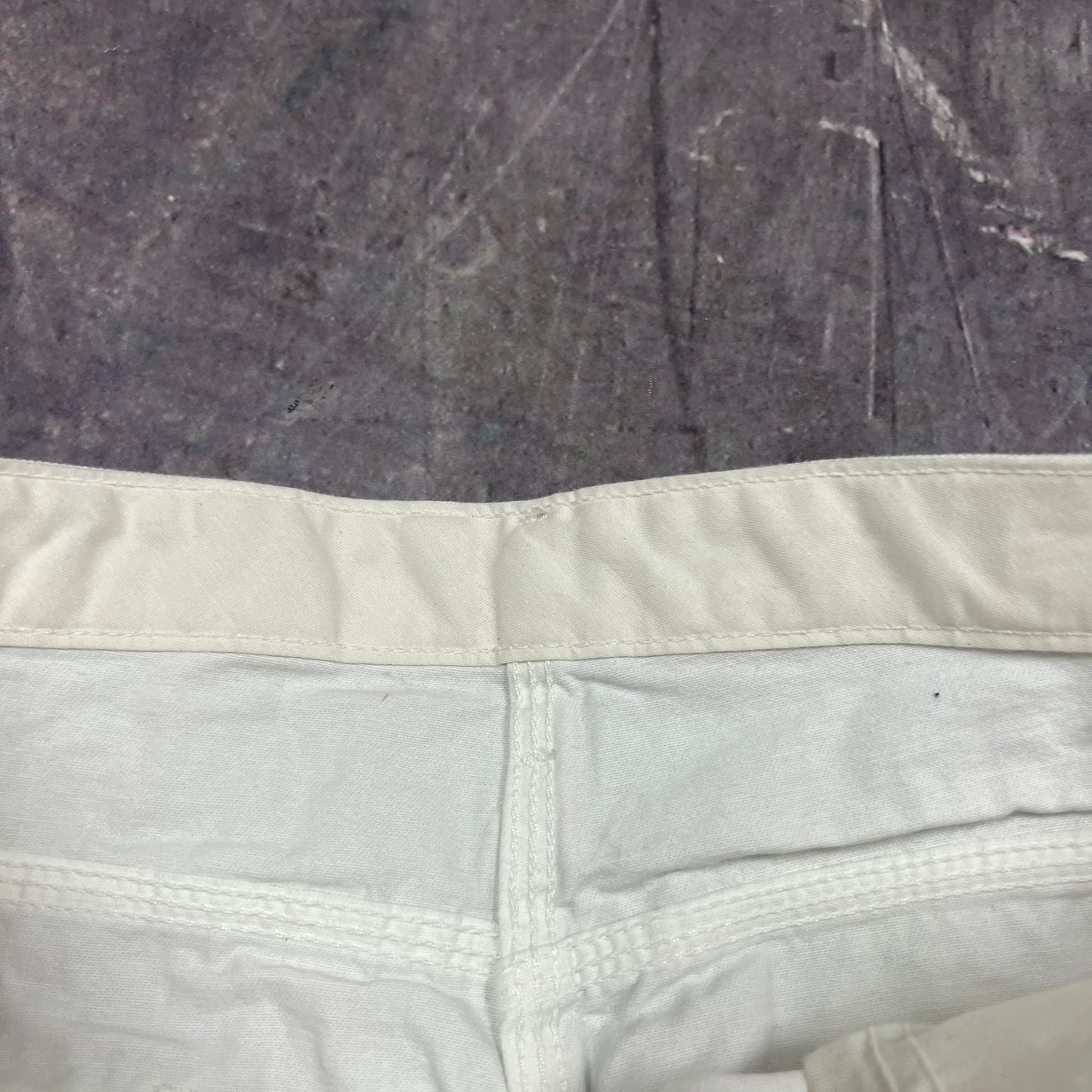 Early 00s White Dickies Painter Baggy Carpenter Work Shorts 35x11 AY18