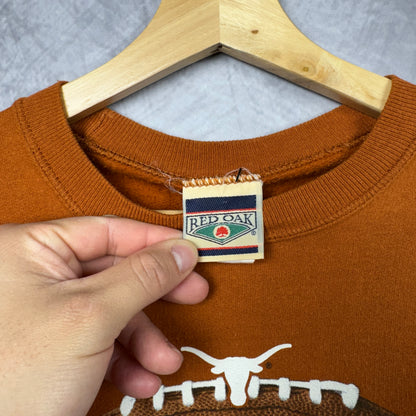 2006 Orange Rose Bowl Texas Longhorns Crewneck Sweatshirt 4369