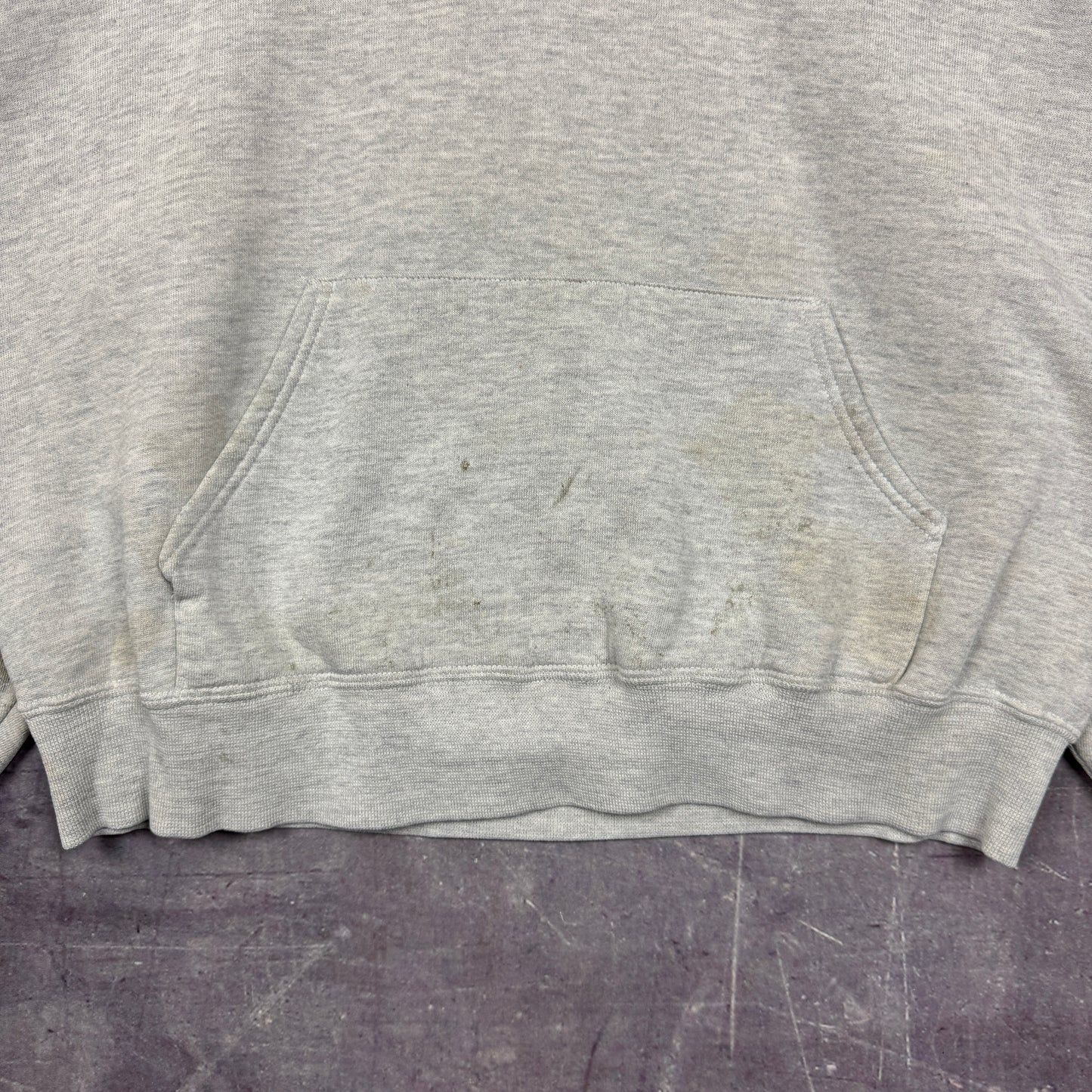 90s Light Gray Element Skateboards Wind Water Fire Earth Graphic Hoodie L 1770