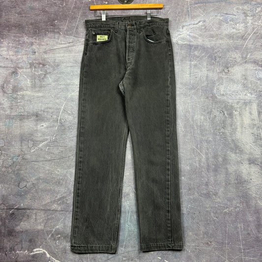 90s Faded Black Gray Levi's 501 XX Denim Jeans 31x31 0800