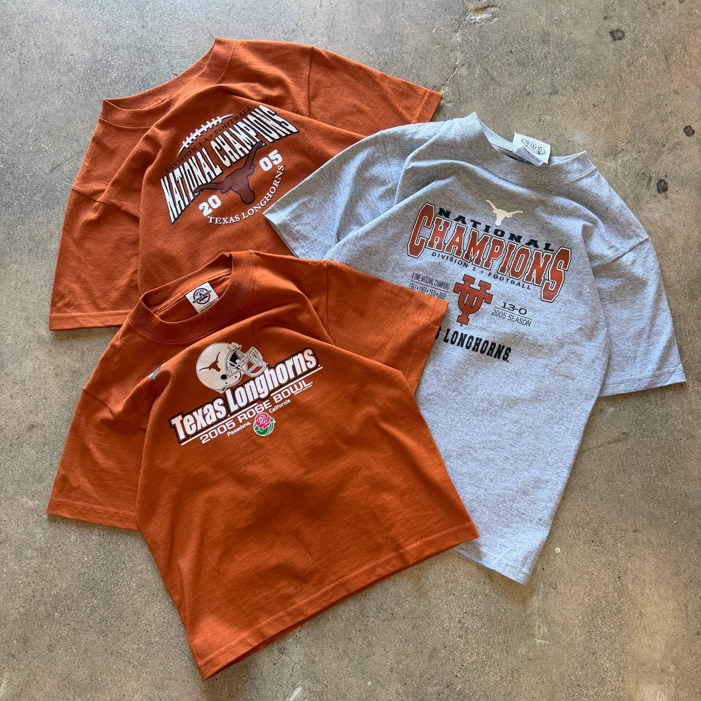 Kids Vintage Texas Longhorns Shirt Bundles (2-3 Tees)